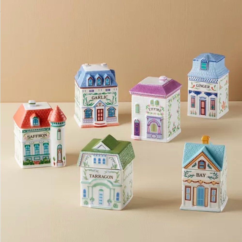 Lenox Spice Village 6 Piece Set #4 (Gourmet Way) 2025.  New in Box!